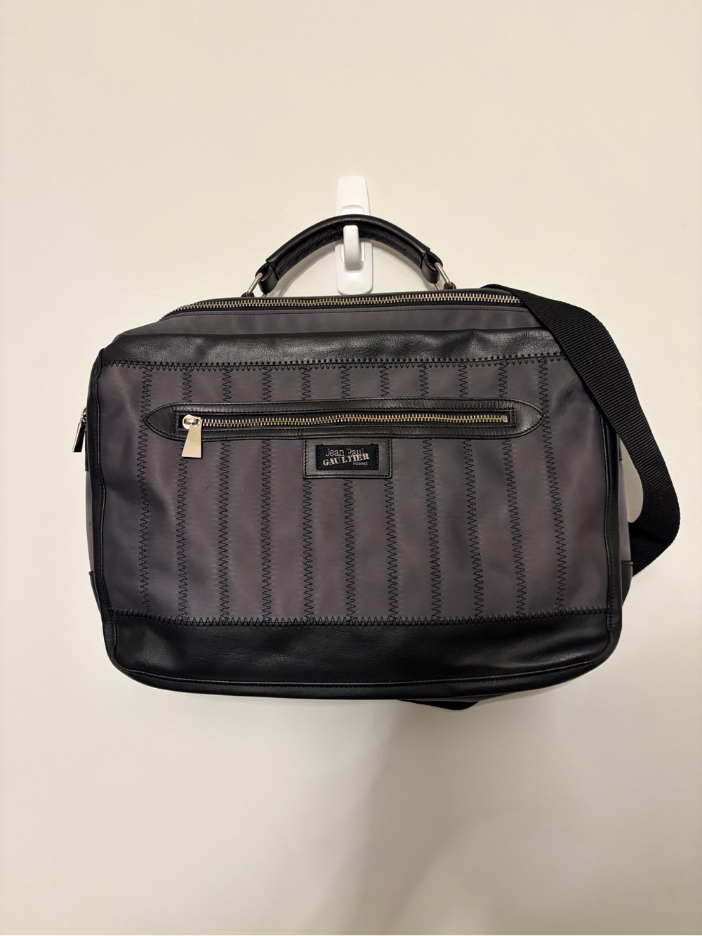 Jean Paul Gaultier homme cross body bag Black & Gray